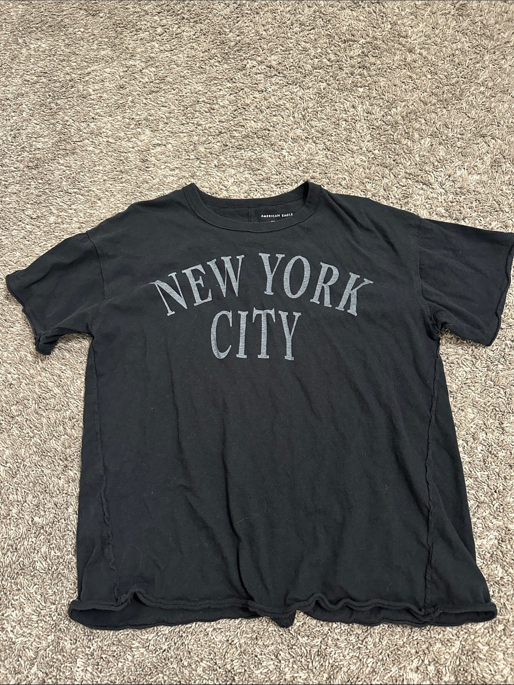 American Eagle Outfitters Black 'New York City' Graphic Tee